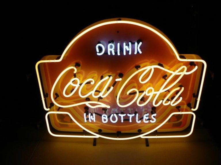 Drink Coca Cola In Bottles Neon Sign Tube Neon Light DIY Neon Signs