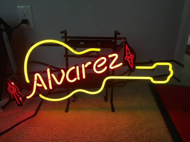 Alvarez Guitars Neon Sign Tube Neon Light DIY Neon Signs