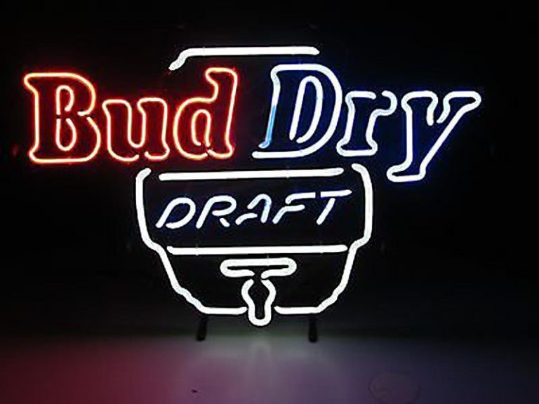 Bud Dry Draft Neon Sign – DIY Neon Signs – Custom Neon Signs