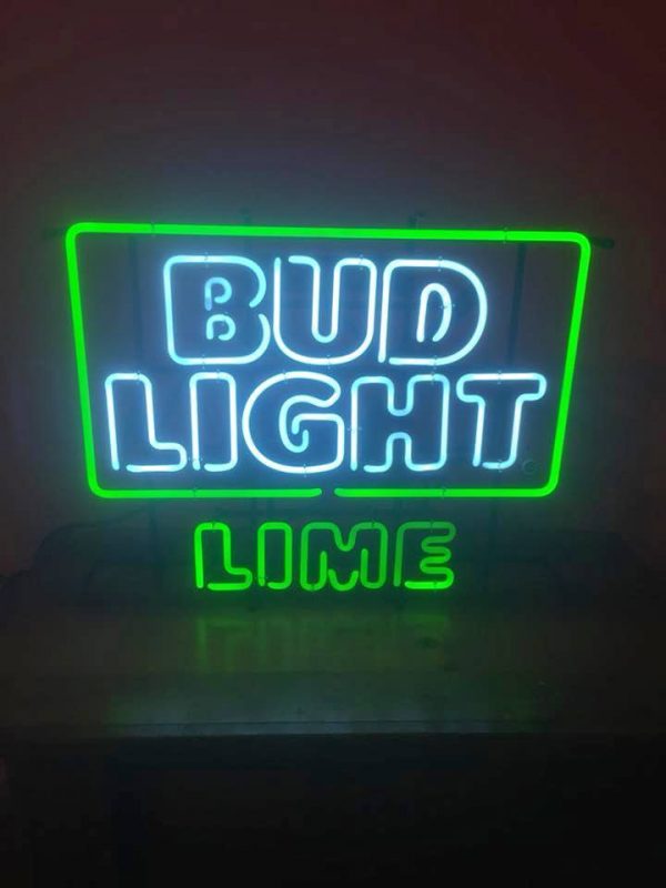 Bud Light Lime Neon Sign Real Neon Light – DIY Neon Signs – Custom Neon ...