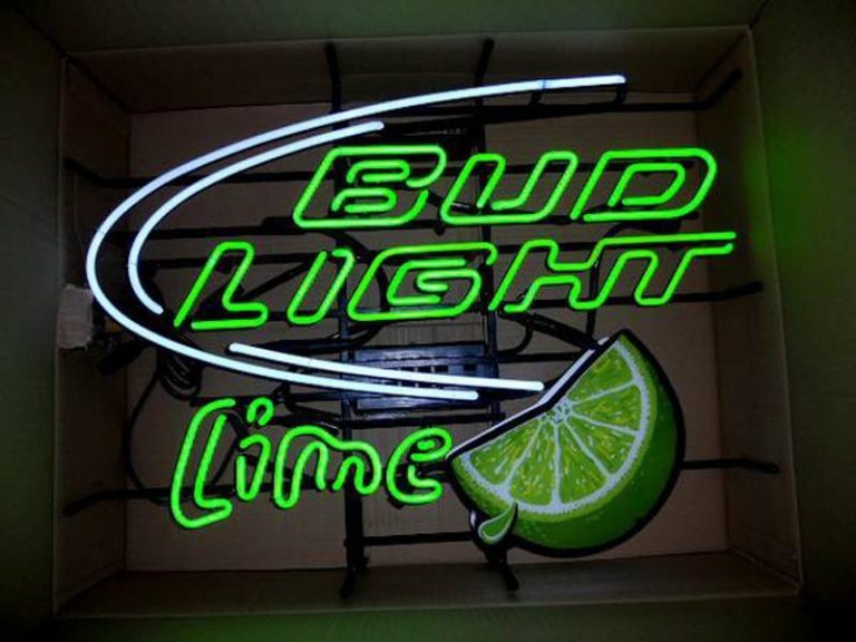 Bud Light Lime Neon Sign Real Neon Light Diy Neon Signs Custom Neon Signs Usa 