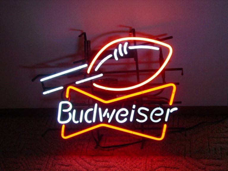 Budweiser Football Neon Sign Tube Neon Light – DIY Neon Signs – Custom ...