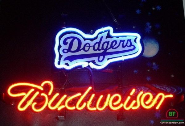 Budweiser Los Angeles Dodgers Neon Sign Teams Neon Light – DIY Neon ...