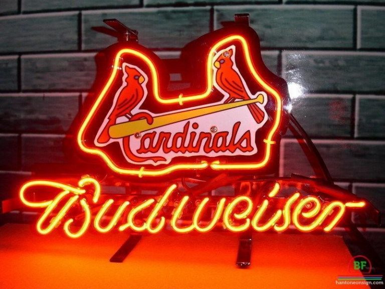 Budweiser St Louis Cardinals Neon Sign Mlb Teams Neon Light – Diy Neon 