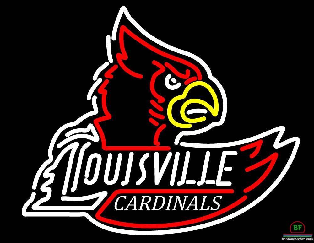 Louisville Cardinals on The 50 - Slimline Lighted Wall Sign