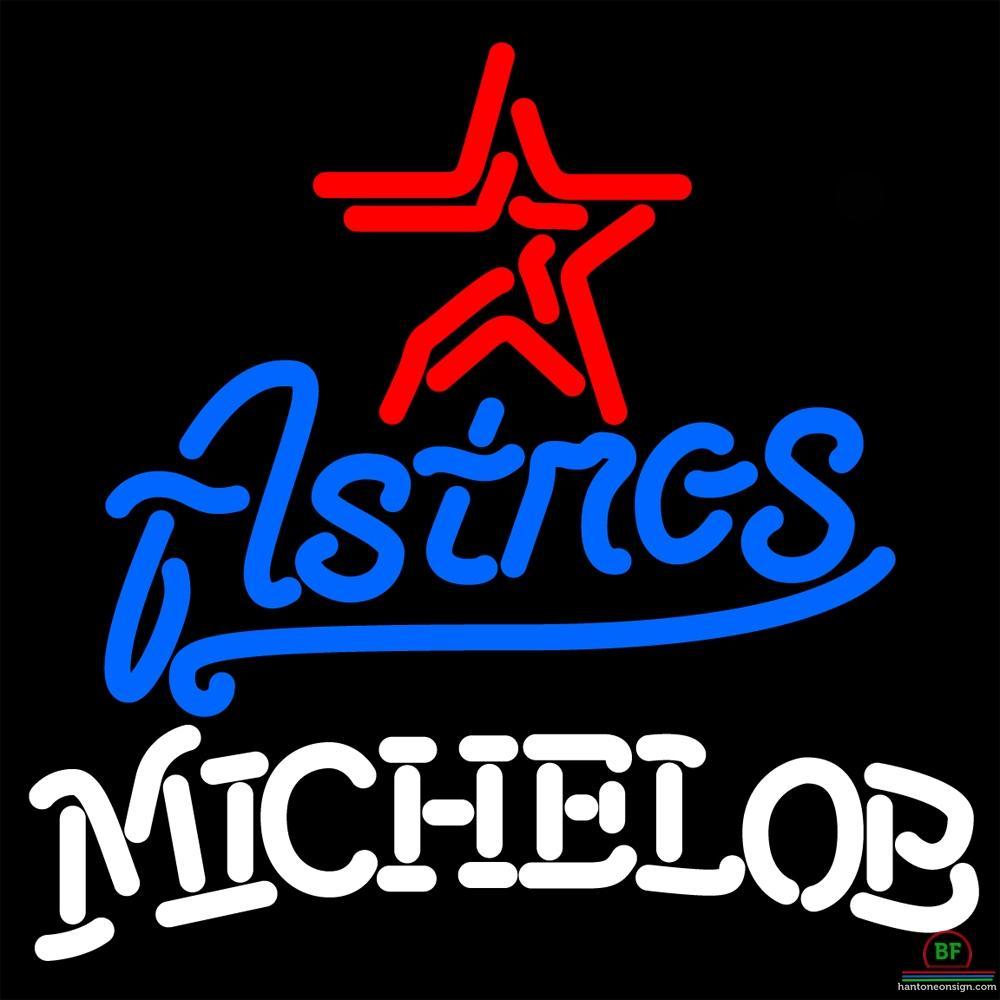 Michelob Houston Astros Neon Sign Teams Neon Light – DIY Neon Signs