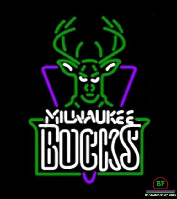 milwaukee bucks neon light