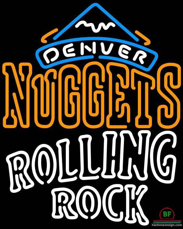 Rolling Rock Denver Nuggets Neon Sign Teams Neon Light – DIY Neon Signs ...