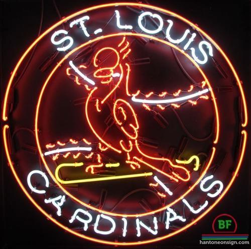 Lot - St. Louis Cardinals Neon Sign
