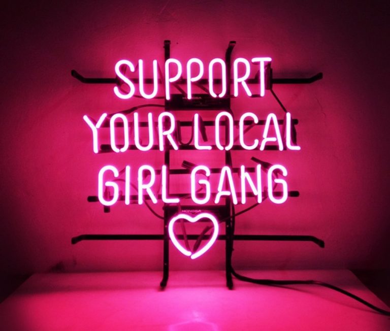 Support Your Local Girl Gang Neon Sign Tube Neon Light – DIY Neon Signs ...