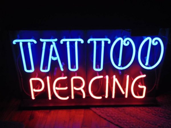 Tattoo Piercing Neon Sign Tube Neon Light – DIY Neon Signs – Custom ...