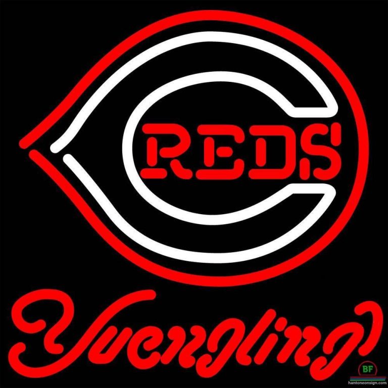 Yuengling Cincinnati Reds Neon Sign Teams Neon Light – DIY Neon Signs ...