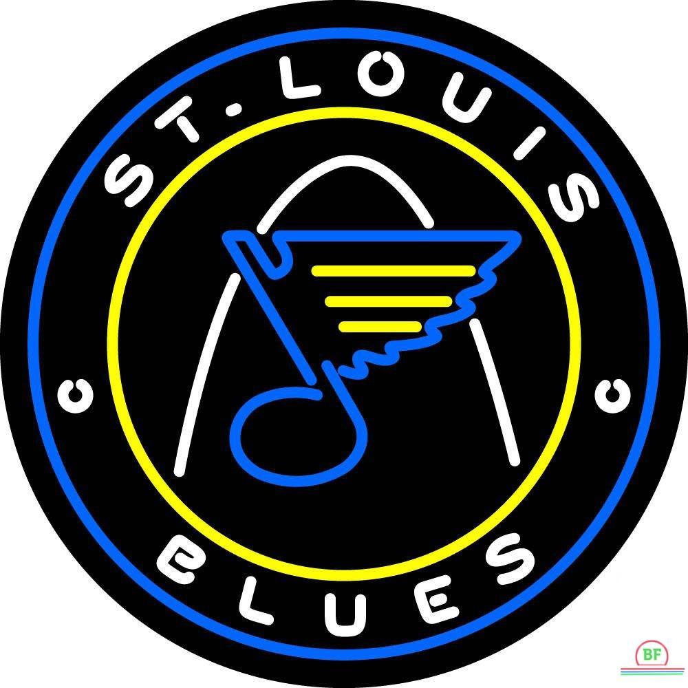 St Louis Blues Alternate Neon-Like LED Sign