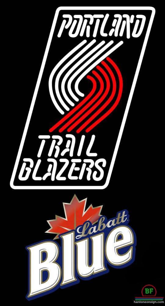 Labatt Blue Portland Trail Blazers Neon Sign Teams Neon Light – DIY ...