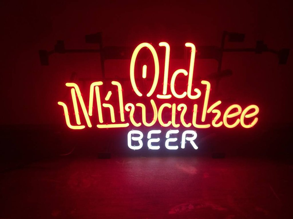 Old Milwaukee Beer Neon Sign